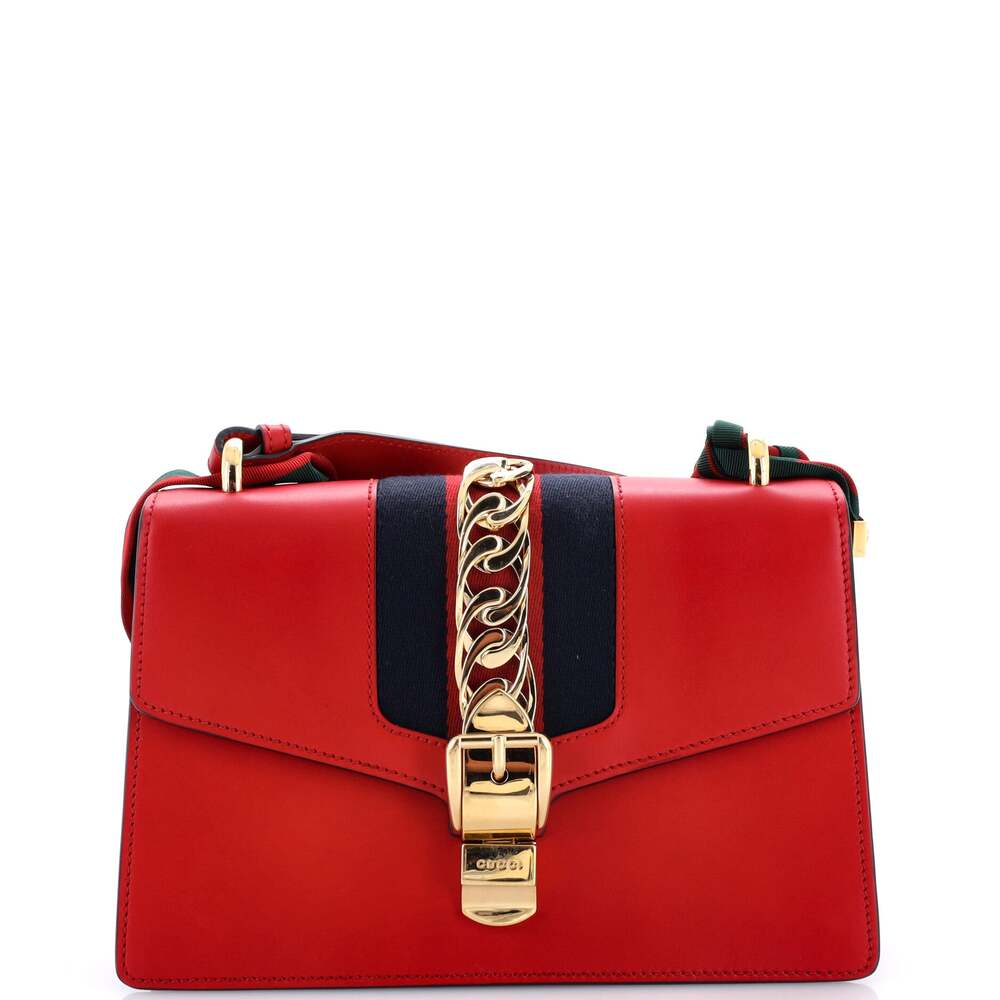 Gucci Sylvie Shoulder Bag Leather Small #303211G10B